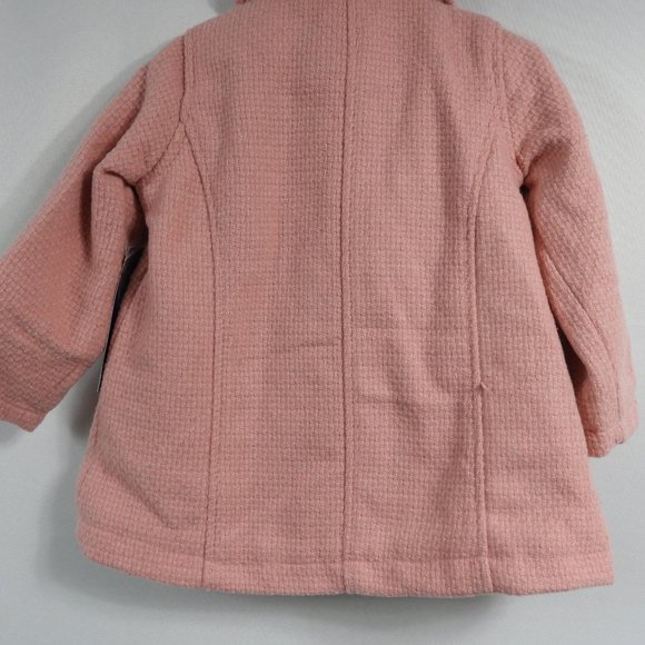 C739 Madden Girl Pink Pea Coat - Picture 6 of 7